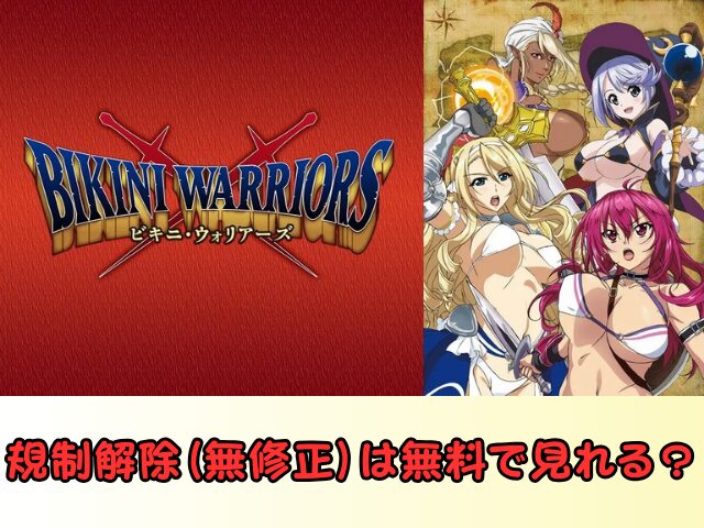ビキニウォリアーズ 無修正版 どこで見れる 規制解除 サブスク 無修正
