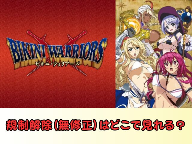 ビキニウォリアーズ 無修正版 どこで見れる 規制解除 サブスク 無修正