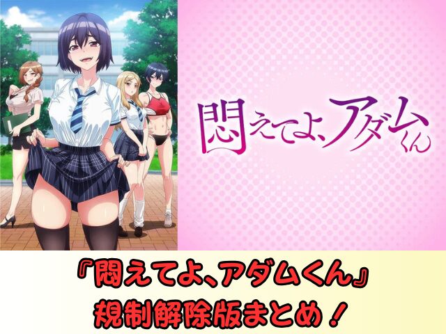 悶えてよアダムくん 規制解除 サブスク おすすめ 無修正 アニメ