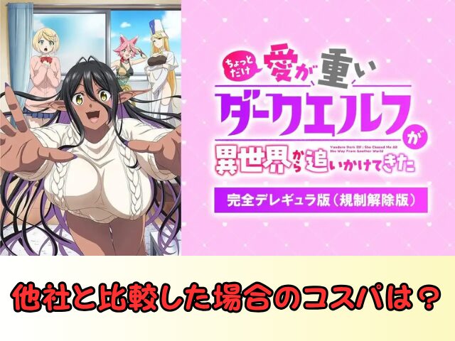ちょっとだけ愛が重いダークエルフ 無修正版 アニメ どこで見れる 規制解除 サブスク