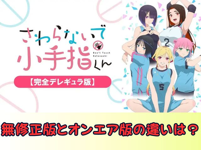 さわらないで小手指くん 完全デレギュラ版 無修正 規制解除版 僧侶枠 アニメ サブスク