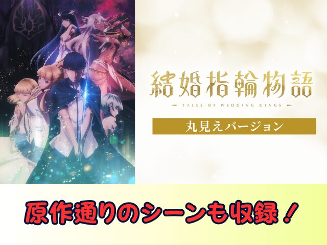 結婚指輪物語 丸見えバージョン　無修正　規制解除版　僧侶枠　アニメ　サブスク