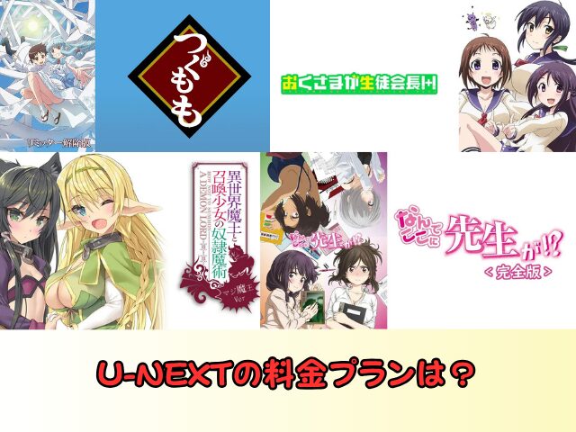 U-NEXT エロアニメ 規制解除 おすすめ