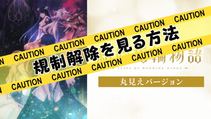 結婚指輪物語 丸見えバージョン　無修正　規制解除版　僧侶枠　アニメ　サブスク