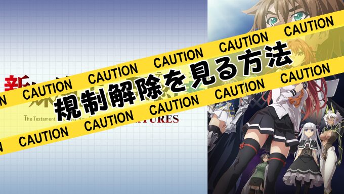 新妹魔王の契約者 DEPARTURES　無修正　規制解除版　僧侶枠　アニメ　サブスク