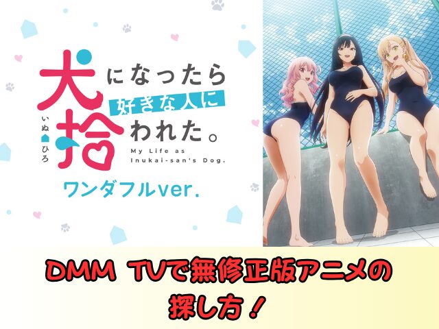 DMM TV 無修正版　アニメ　探し方