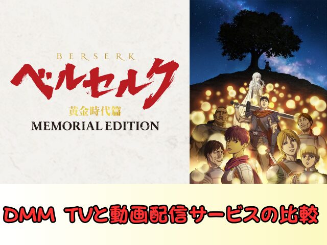 DMM TV　動画配信サービス　比較
