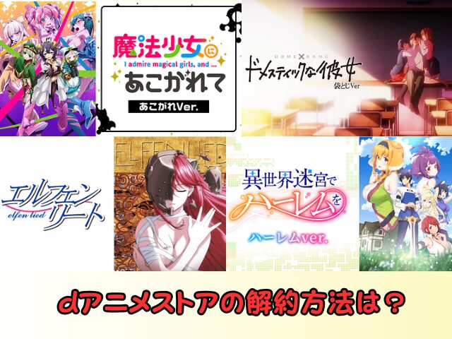 dアニメストア　規制解除　アニメ　R15+