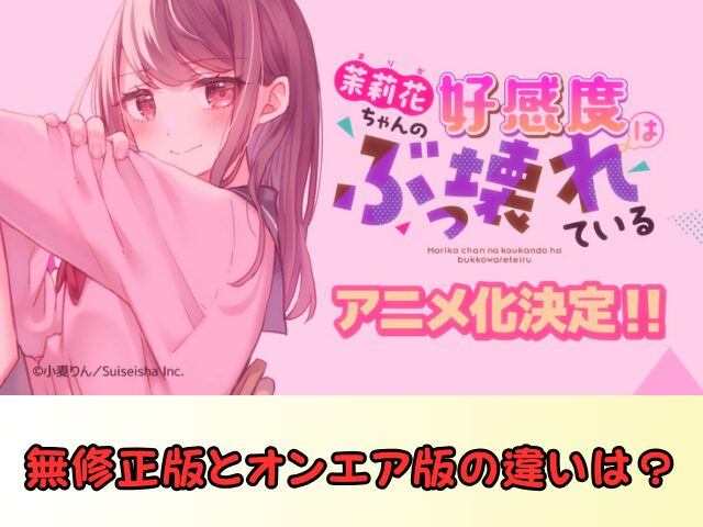 無修正　オンエア版　違い