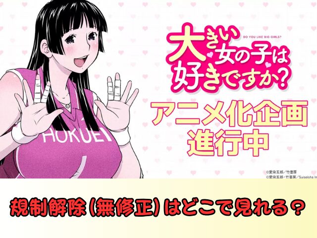 大きい女の子は好きですか? 規制解除版 どこで見れる