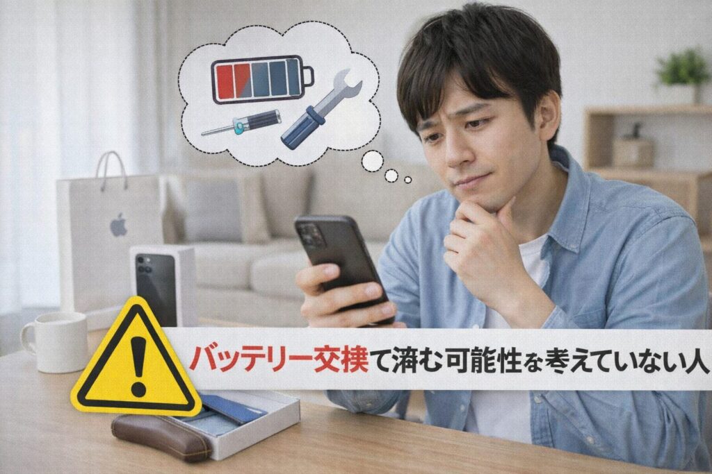 iPhone ペイディ バッテリー交換