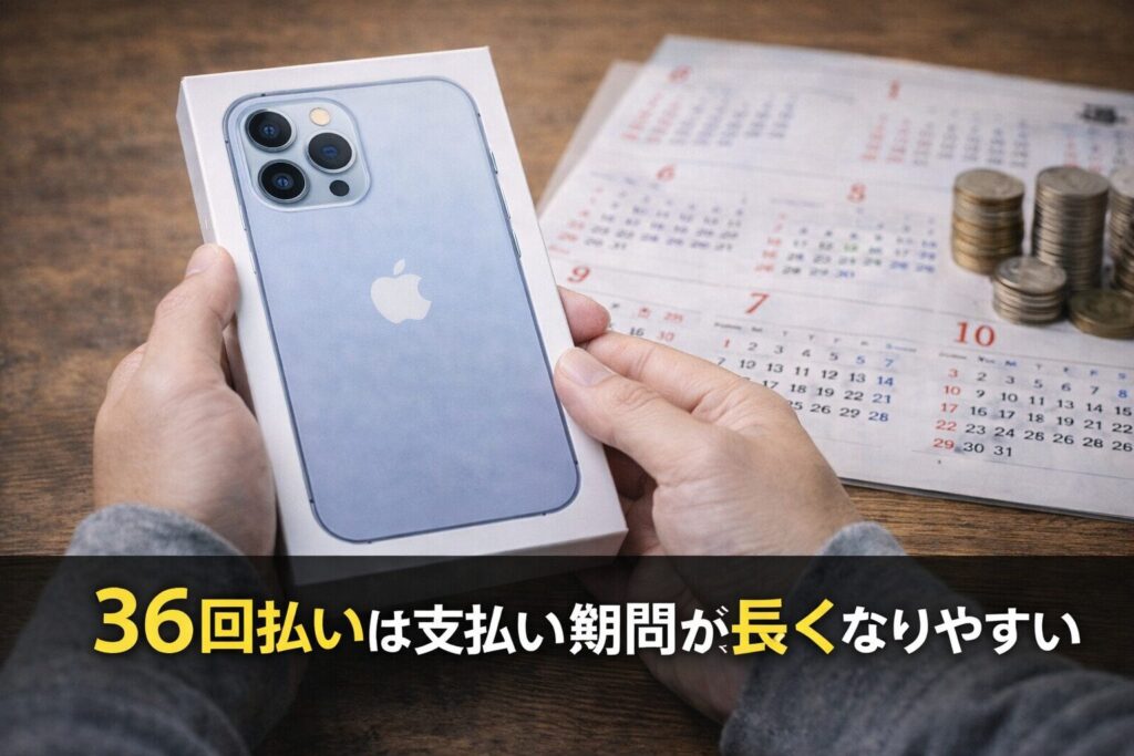 iPhone ペイディ 36回払い
