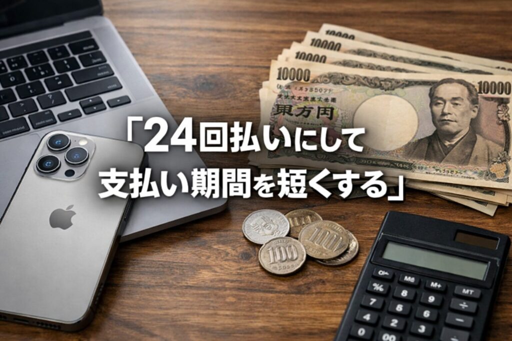 iPhone ペイディ 24回払い
