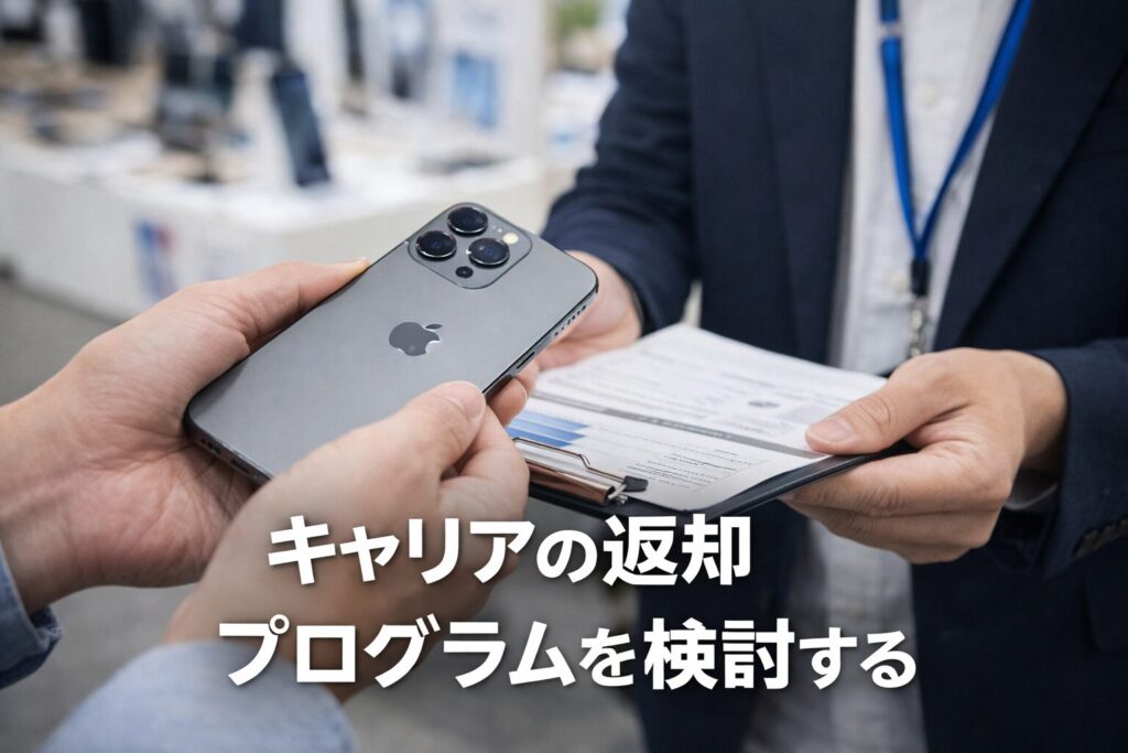 iPhone ペイディ 返却プログラム