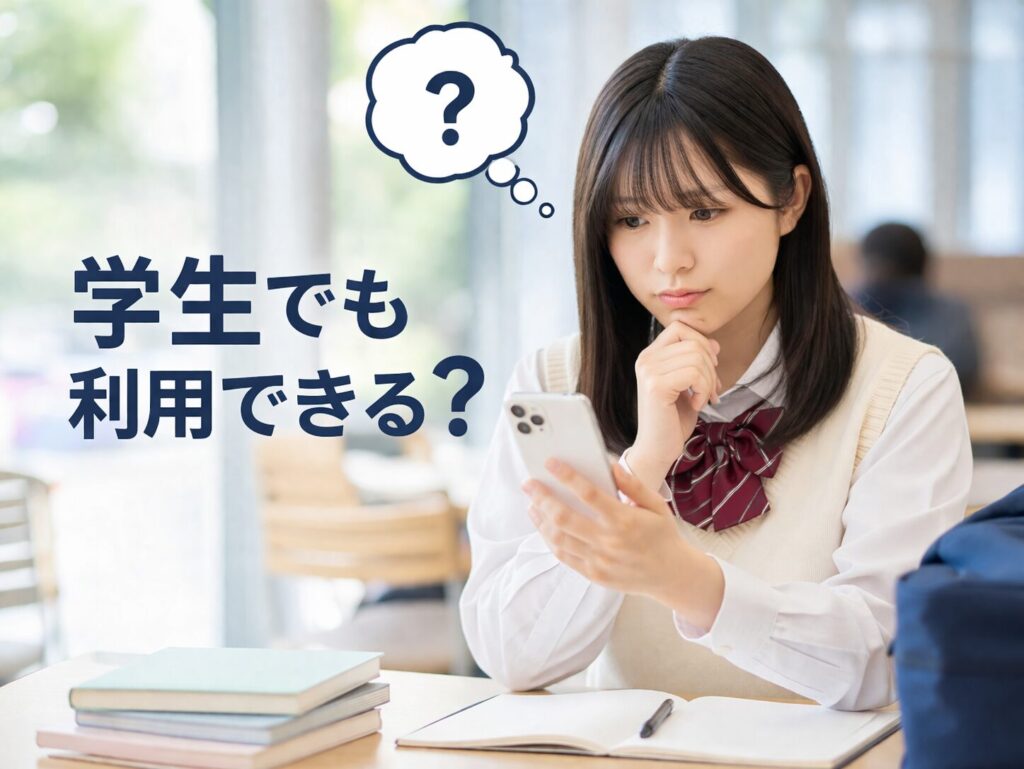 iPhone ペイディ 学生 利用