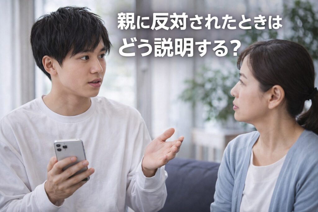 iPhone ペイディ 親 反対 説明