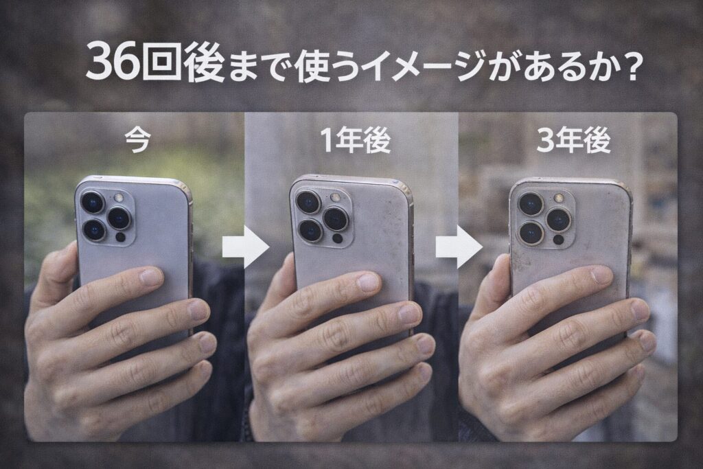 iPhone ペイディ 36回