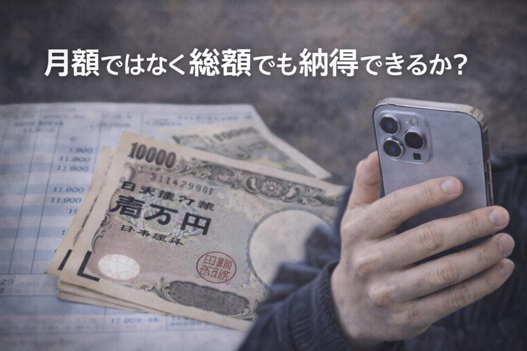 iPhone ペイディ 月額 総額